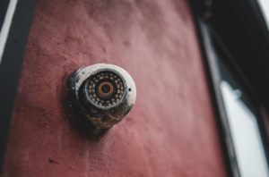 an installed camera